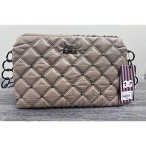 Gilda Paris Waffle Quilted Handbag. W/strap. New with tags
